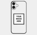 Customize Photo Printed Glossy Metal Phone Cover for iPhone 16 Plus