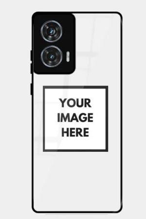 Customize Motorola Edge 50 Fusion 5G Photo Printed Glossy Metal Phone Cover