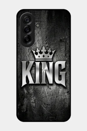 King Crown Metallic Mobile Back Cover