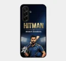 Hitman Rohit Sharma Fan Art Mobile Back Cover