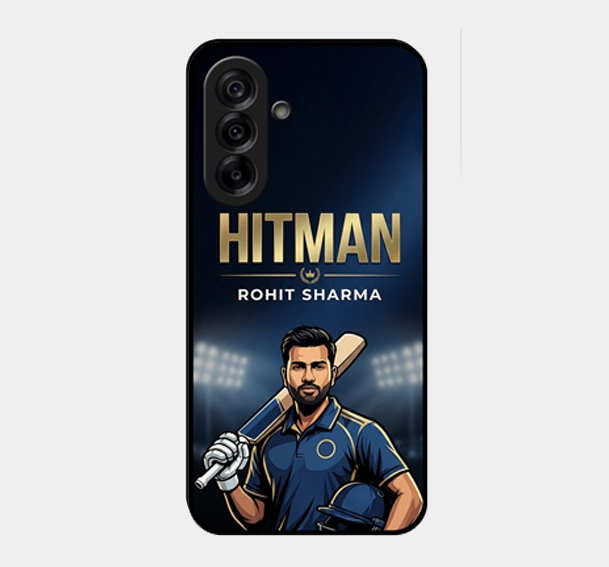 Hitman Rohit Sharma Fan Art Mobile Back Cover
