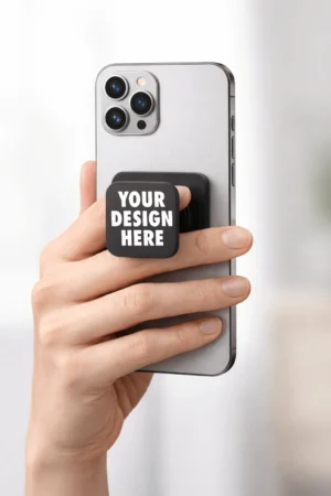 Customize Square Socket Mobile Holder Grip