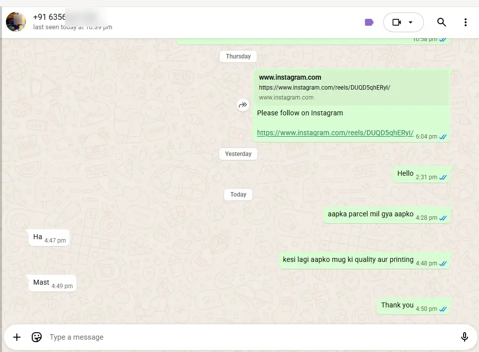 WhatsApp Review Screenshot 5