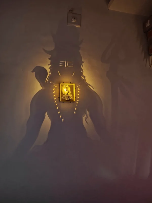 Shiva Shadow Art Lamp – Light That Shows Devotion