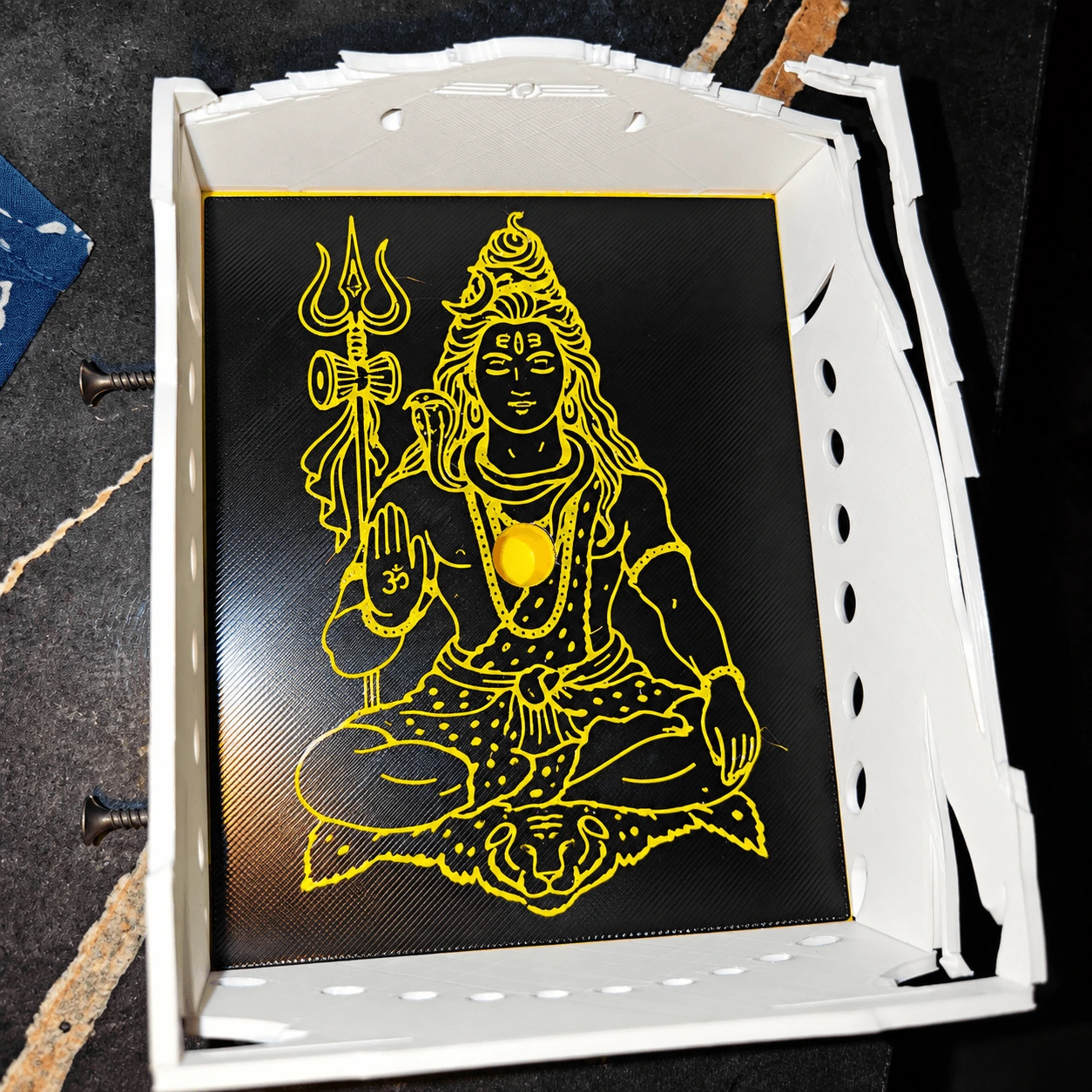 Shiva Shadow Art Lamp – Light That Shows Devotion