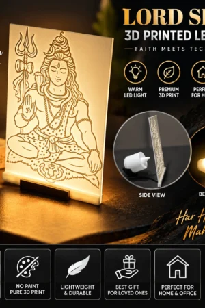 Lord Shiva 3D LED Lamp